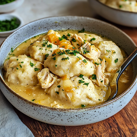 Crockpot Chicken & Dumplings