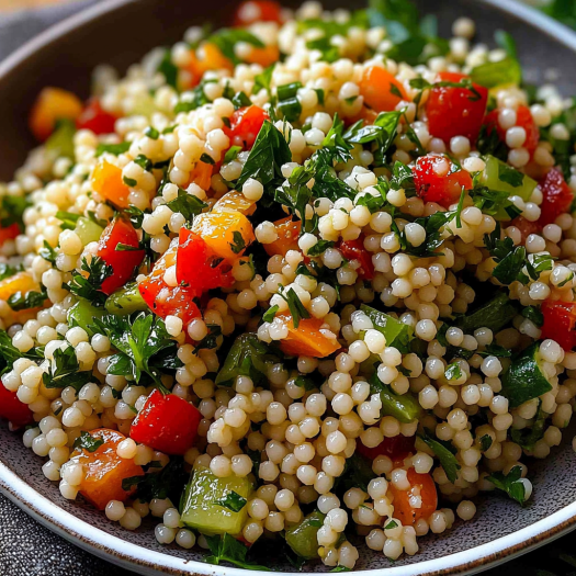VPearl Couscous Salad