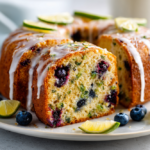 Blueberry Lime Bundt Cake