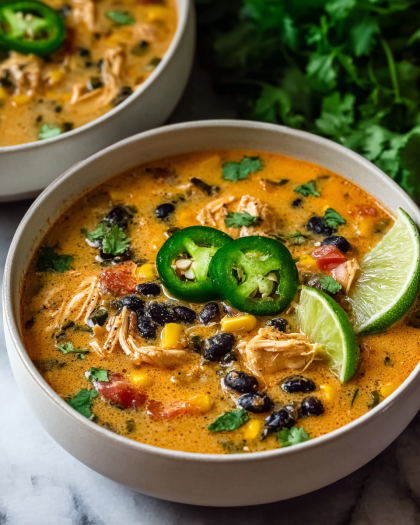 Creamy Chicken Tortilla Soup
