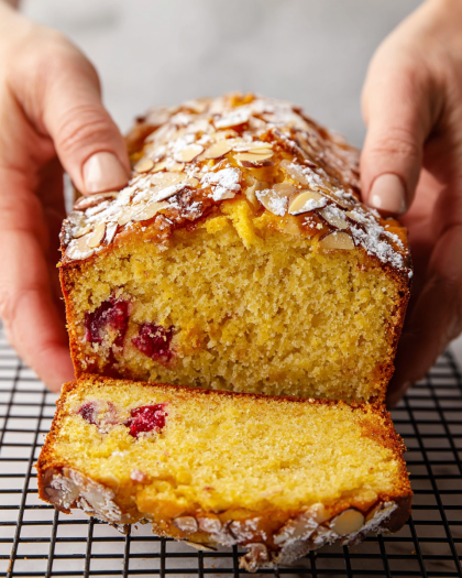 Almond Cranberry Pound Cake