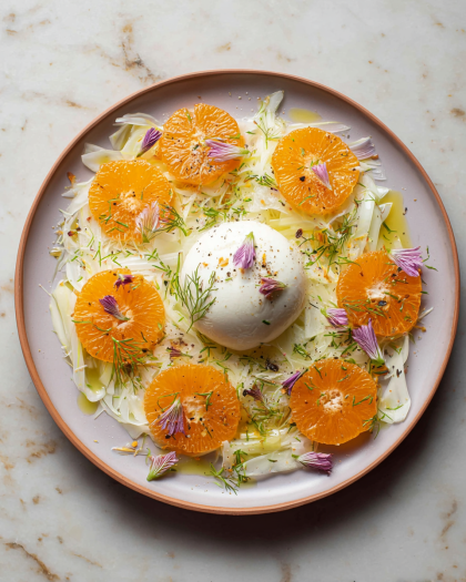 Citrus and Burrata Fennel Salad