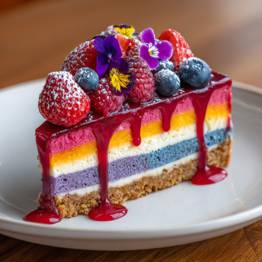 Rainbow Cheesecake