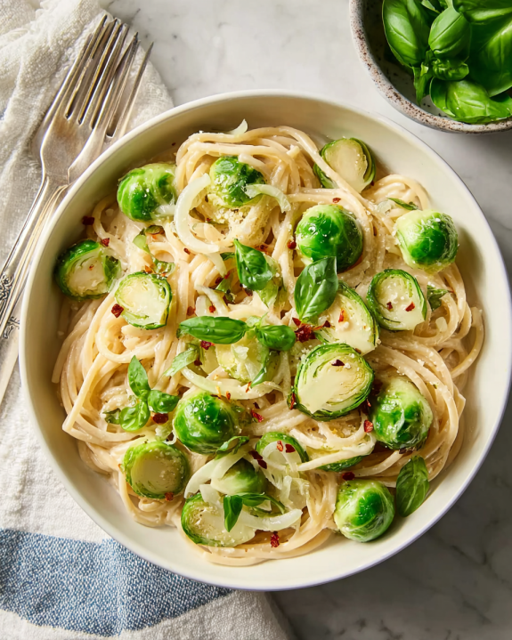 Creamy Parmesan Garlic Spaghetti