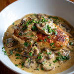 Chicken with Creamy Mushroom Sauce