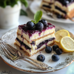 Blueberry Lemon Icebox Cake