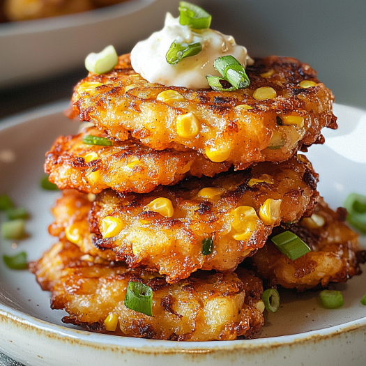 Spicy Sweet Corn Fritters