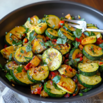 Sautéed Zucchini and Peppers with Fresh Herbs