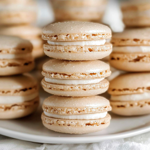 Vanilla French Macarons