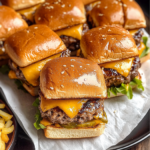 Cheesy Smash Burger Sliders