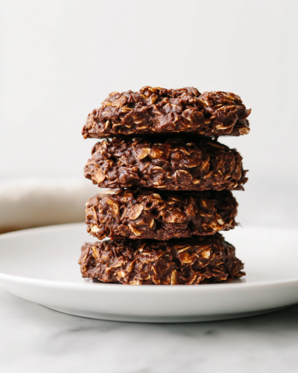 No‑Bake Chocolate Oat Cookies