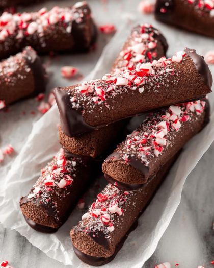 Peppermint Chocolate Biscotti