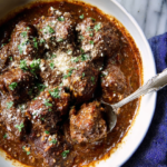 Classic Italian Meatballs in Rich Tomato Sauce