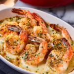 Creamy Shrimp Gratin