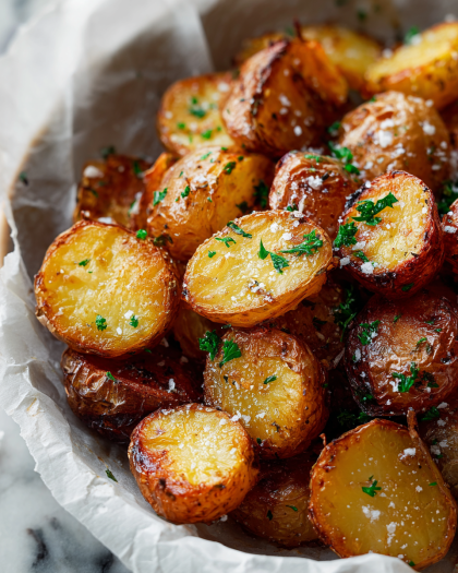 Crispy Roasted Baby Potatoes