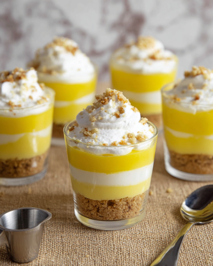 Lemon Cream Parfait Cups