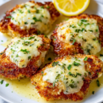 Cheesy Breaded Chicken Cutlets