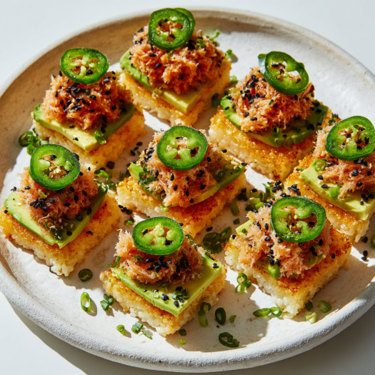 Crispy Rice With Spicy Tuna