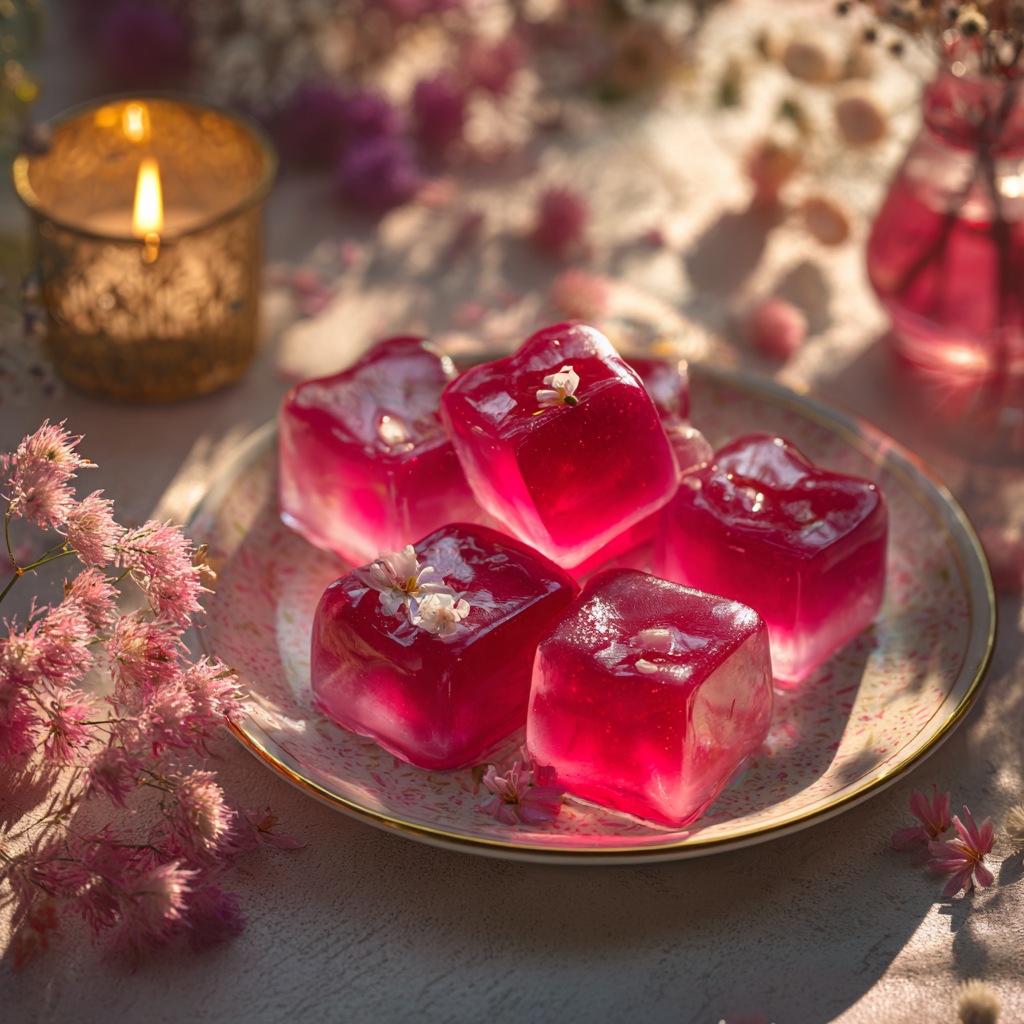 Strawberry Milk Jelly Cubes: Playful Sweet Moments Recipe