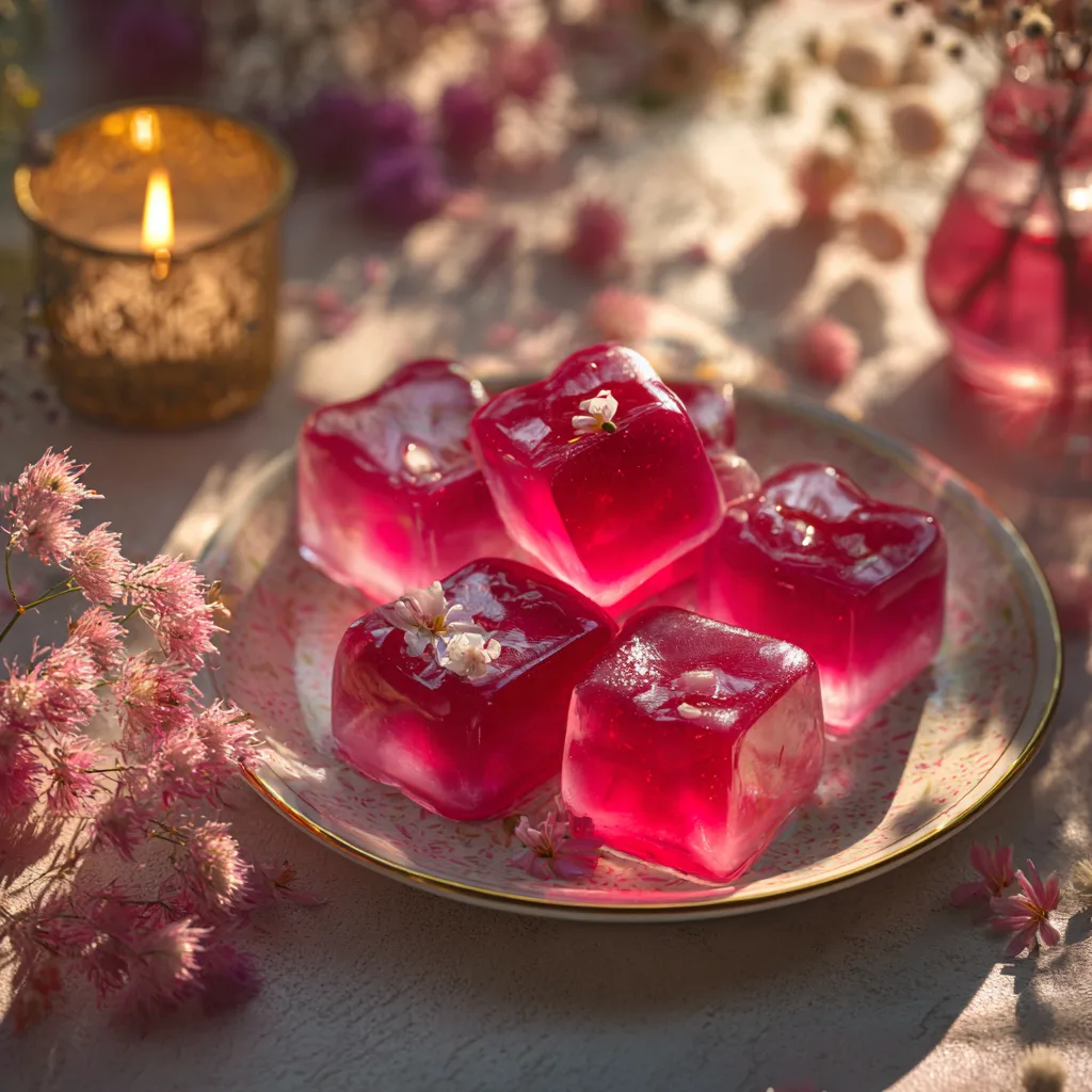 Strawberry Milk Jelly Cubes: Playful Sweet Moments Recipe