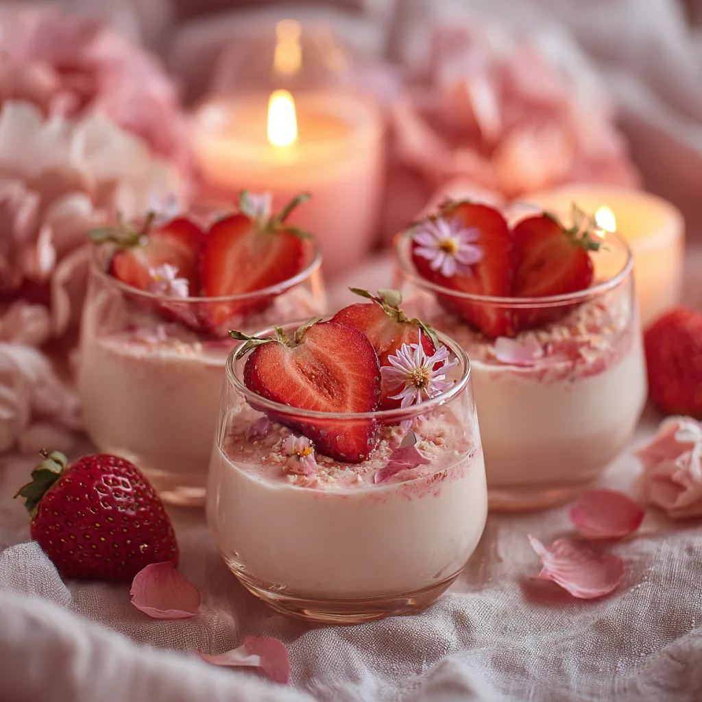 Vanilla Strawberry Yogurt Hearts: Light Love Treat Recipe