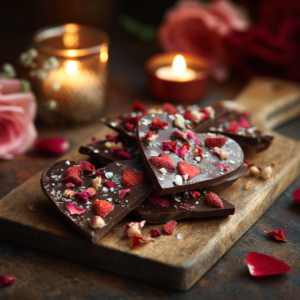 Chocolate Heart Bark: Bold Romantic Crunch Recipe