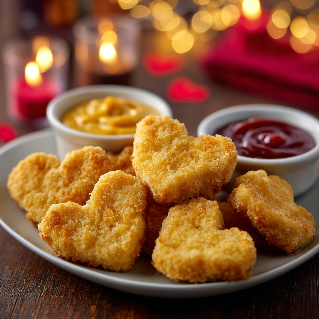 Heart-Shaped Chicken Nuggets Recipe