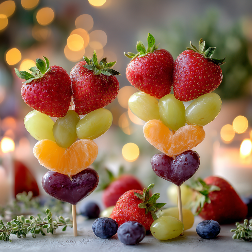 Valentine’s Day Fruit Skewers Recipe