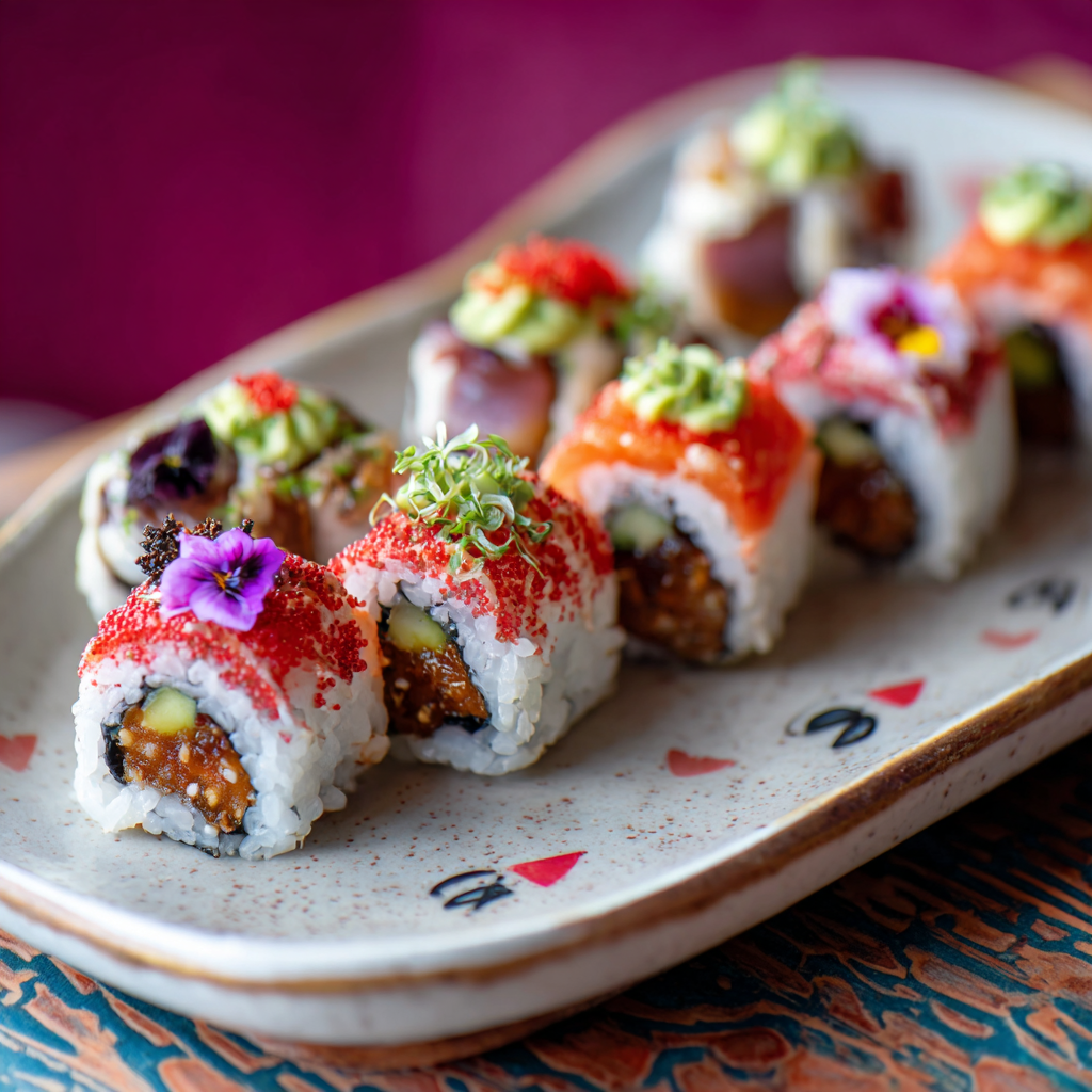 Valentine’s Day Sushi Rolls Recipe