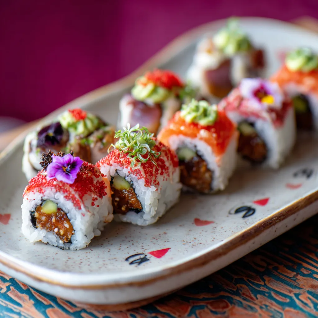 Valentine’s Day Sushi Rolls Recipe