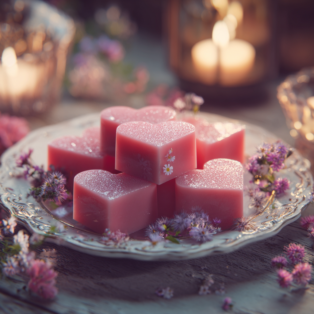 Strawberry Milk Jelly Cubes: Playful Sweet Moments Recipe - Recipe Image