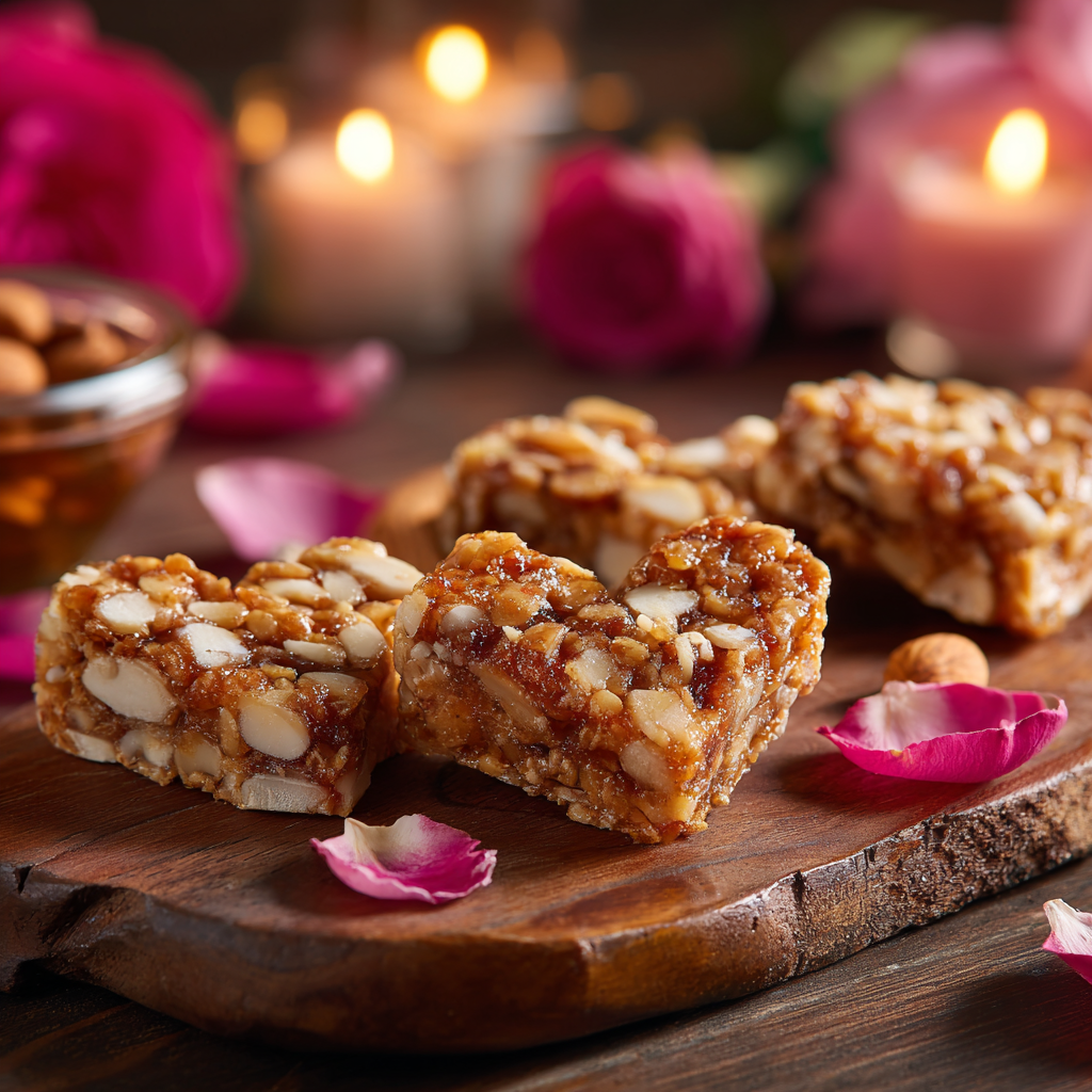 Honey Almond Love Bars: Golden Crunch Affection Recipe - Recipe Image