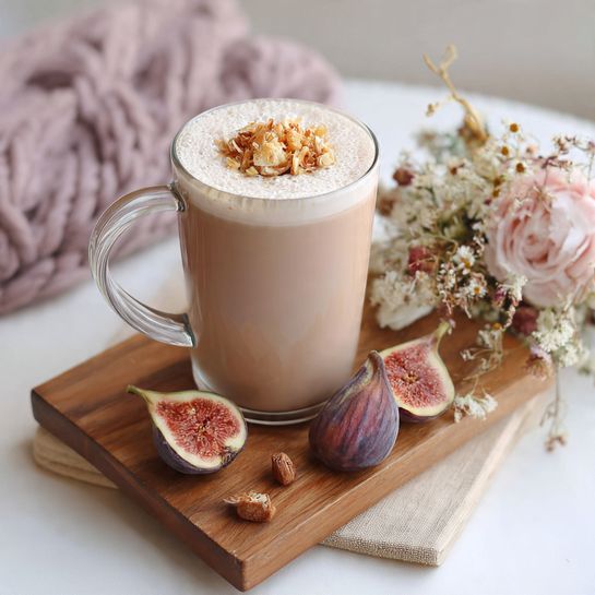 Creamy Fig Vanilla Milk Tea for Cozy Moments Recipe