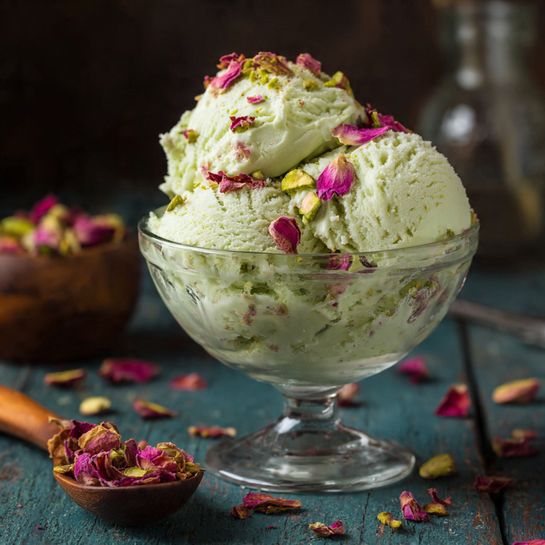 Rose Pistachio Ice Cream – Easy Dessert Recipe - Recipe Image