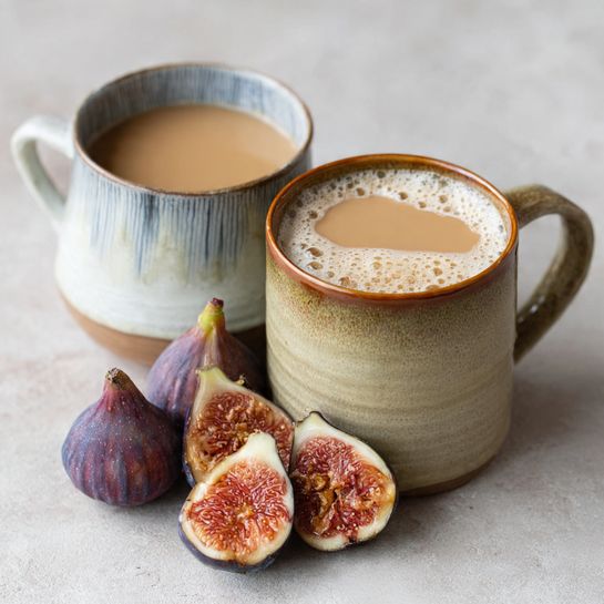 Creamy Fig Vanilla Milk Tea for Cozy Moments Recipe - Recipe Image