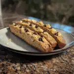 Crunchy Hazelnut and Dark Chocolate Biscotti for Coffee and Tea