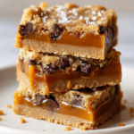 Salted Caramel Chocolate Chip Cookie Bars