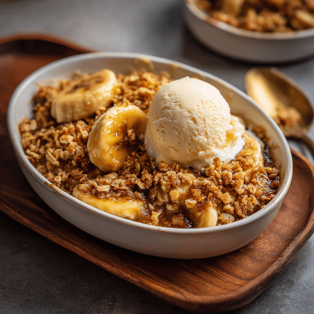 Banana Crumble Recipe - Recipe Image