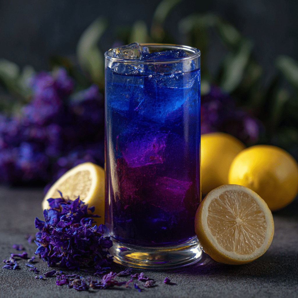 Butterfly Pea Lemonade Recipe - Recipe Image
