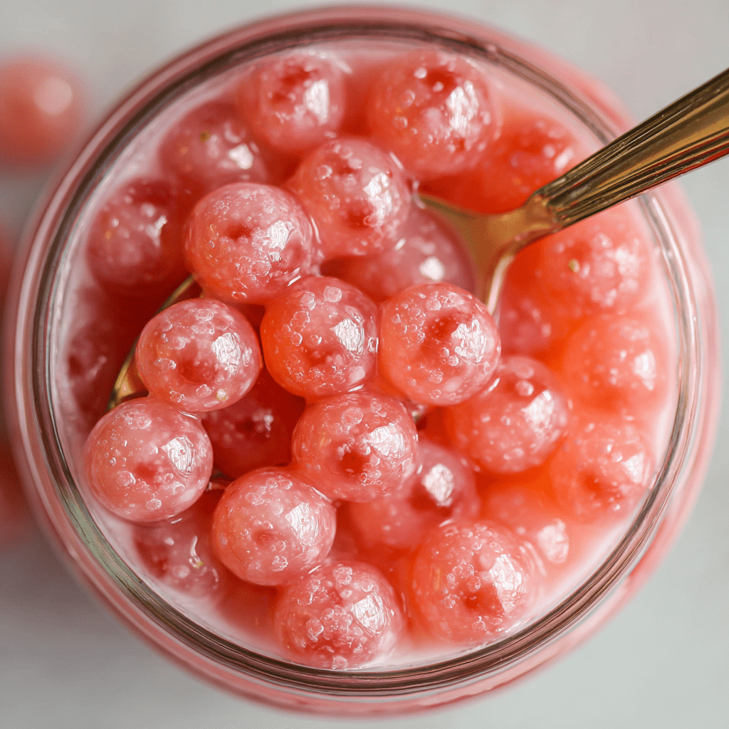 Strawberry Boba Pearls Recipe - Recipe Image
