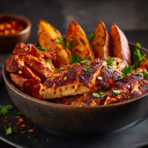 Spicy Paprika Chicken Sweet Potato Bowl Recipe