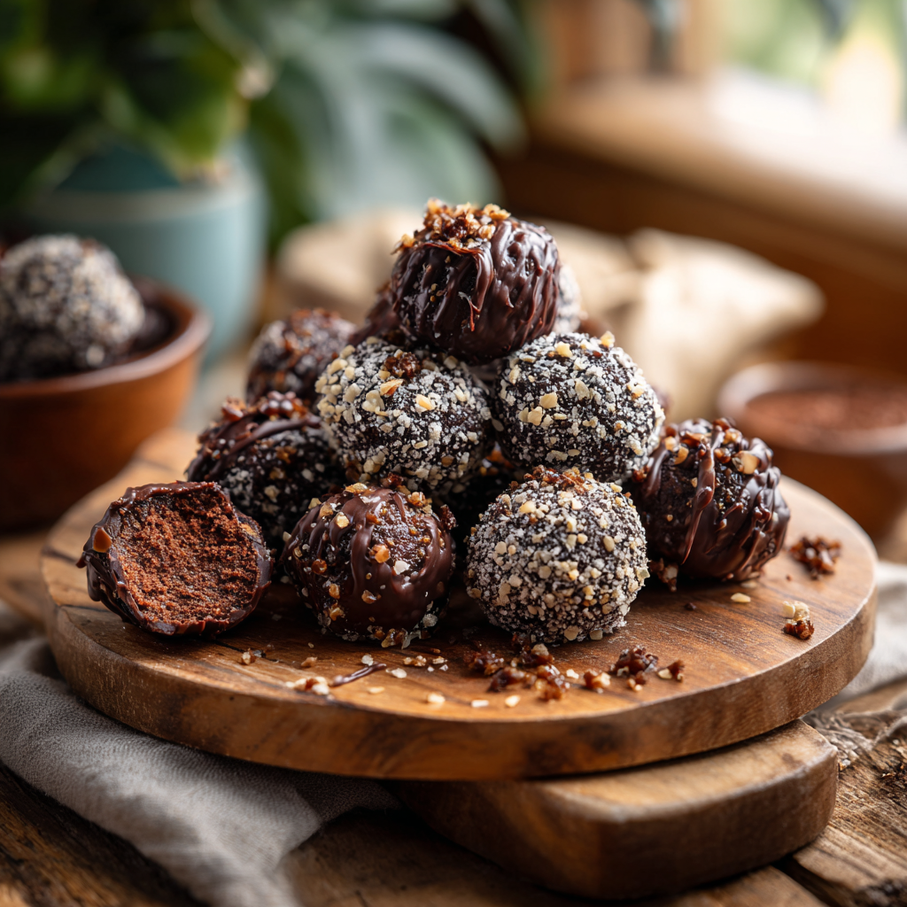 Date Chocolate Energy Truffles: Naturally Sweet Bites Recipe