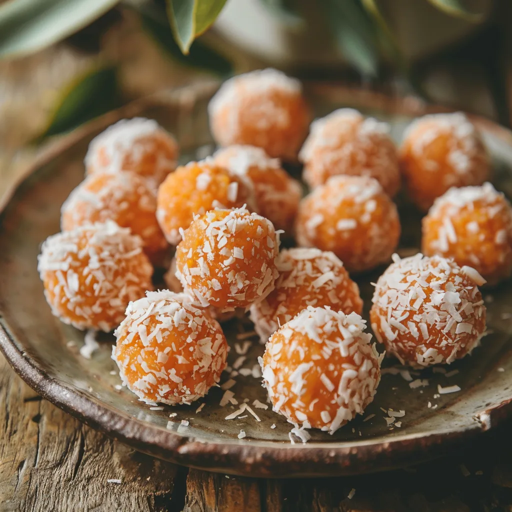 Carrot Coconut Energy Balls: Orange Power Bites Recipe