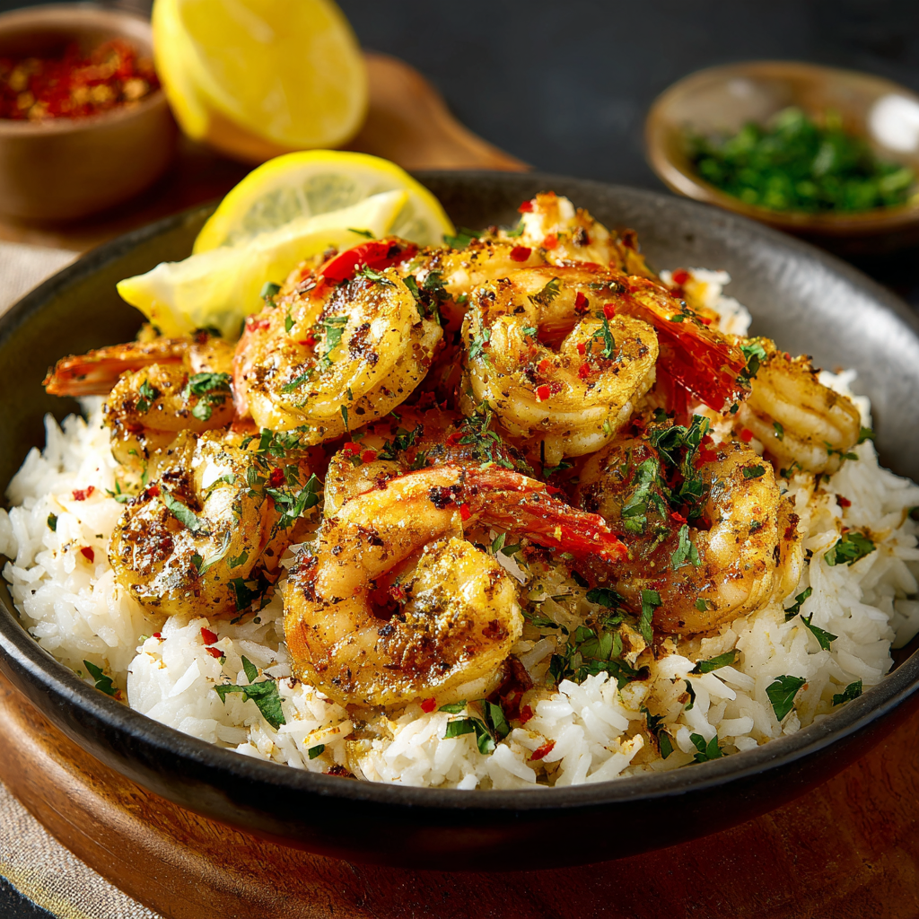 Lemon Pepper Chicken Shrimp Rice: Sharp & Savory Recipe