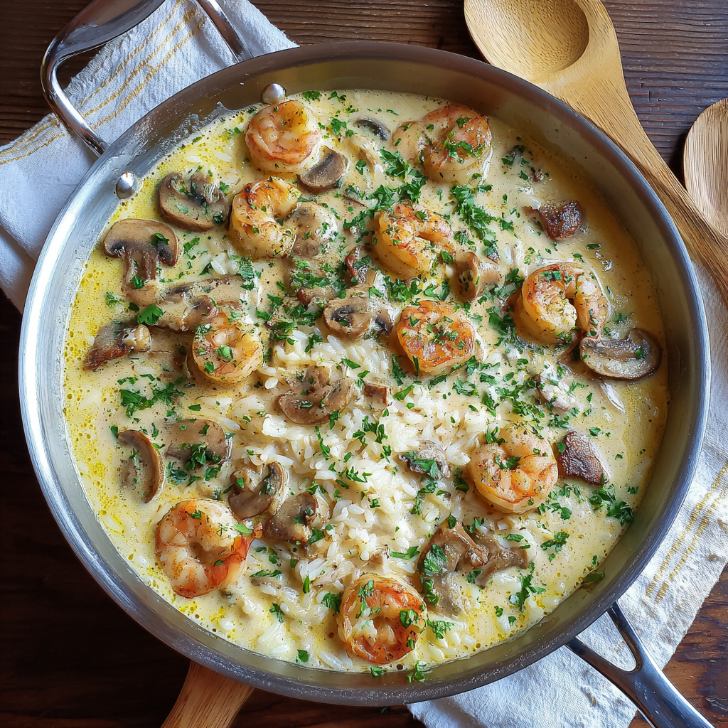 Creamy Chicken Shrimp Rice: Soft Heat Comfort Recipe