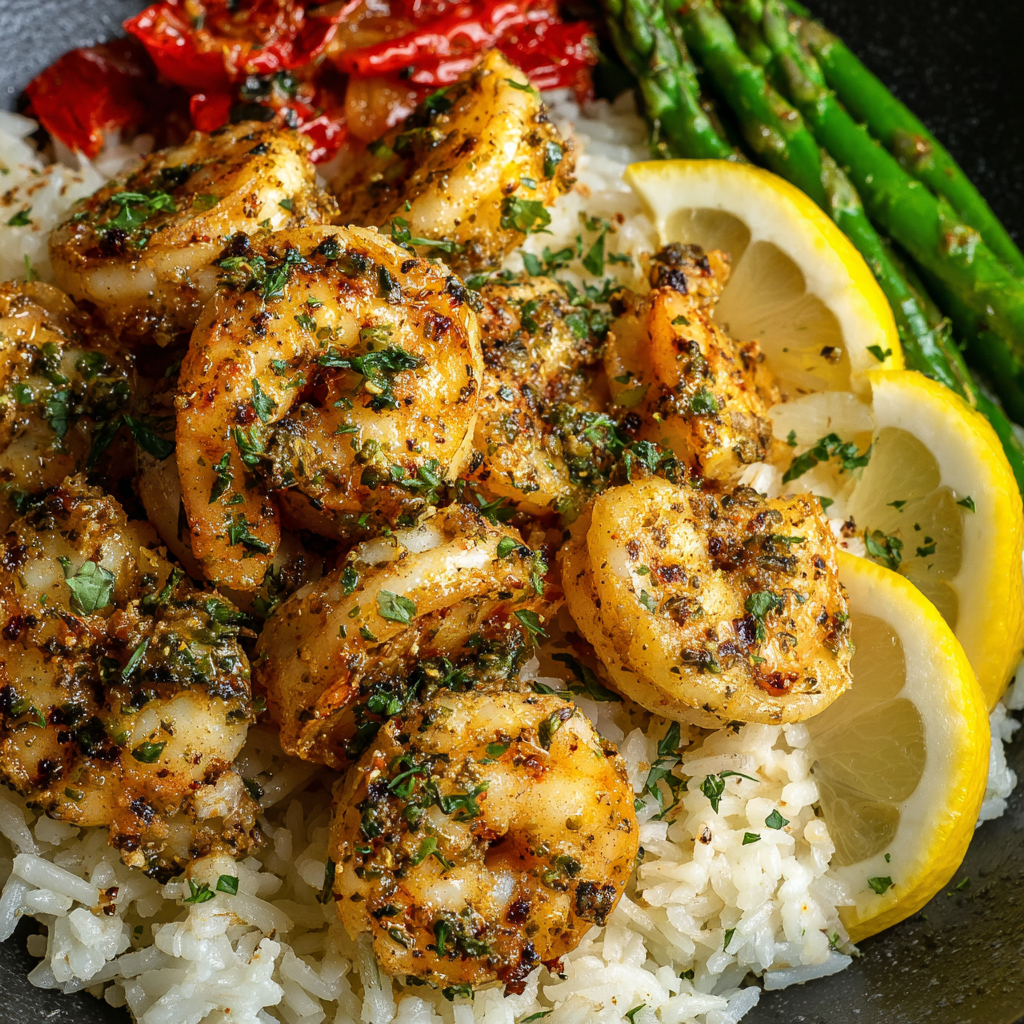 Lemon Pepper Chicken Shrimp Rice: Bright & Zesty Recipe