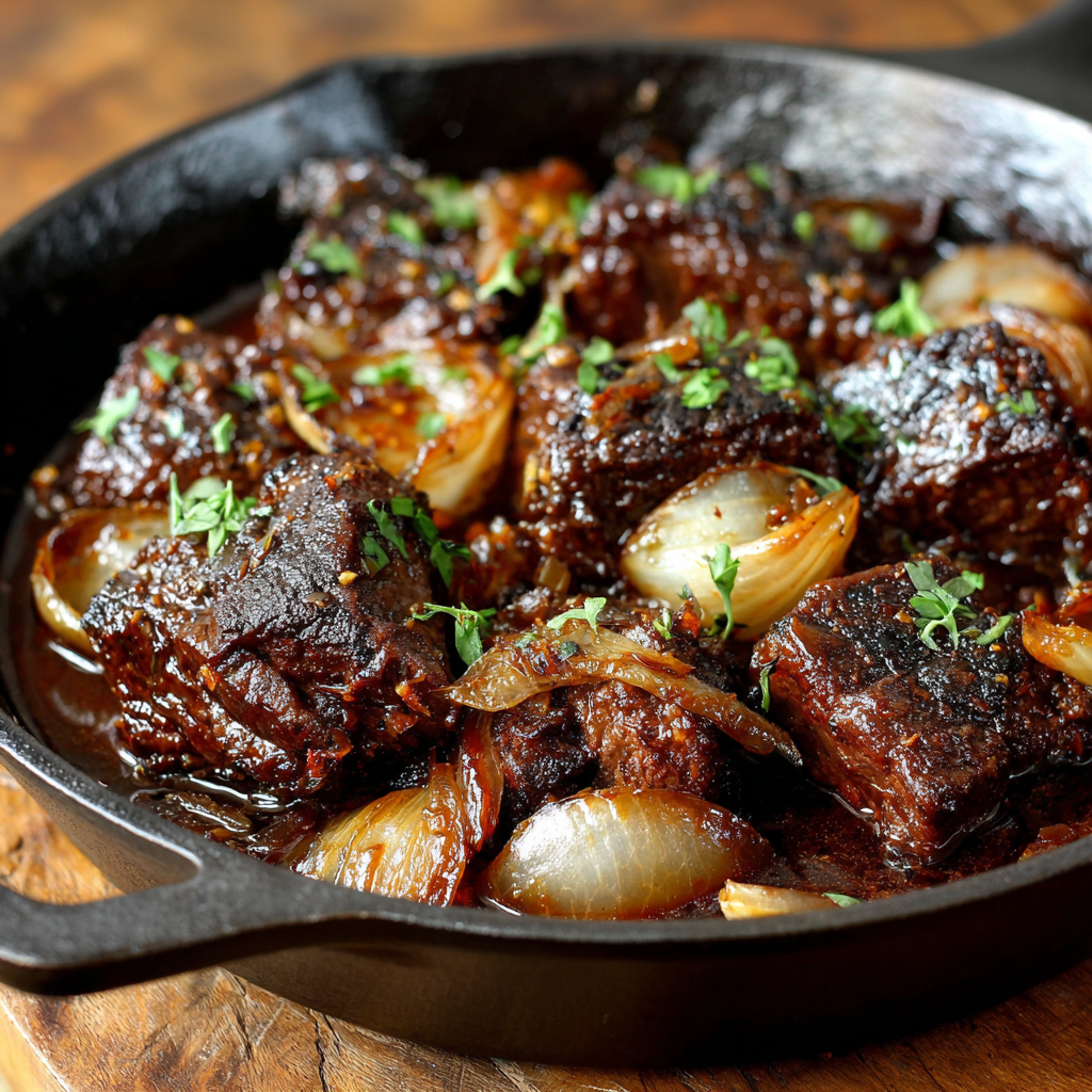 Beef with Caramelized Onions: Deep Savory Delight Recipe