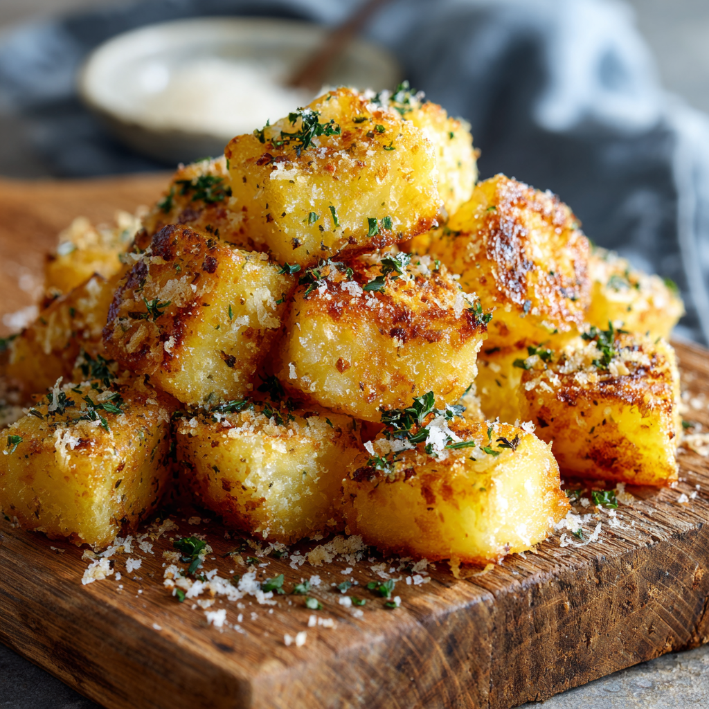 Crispy Parmesan Potato Bites Recipe