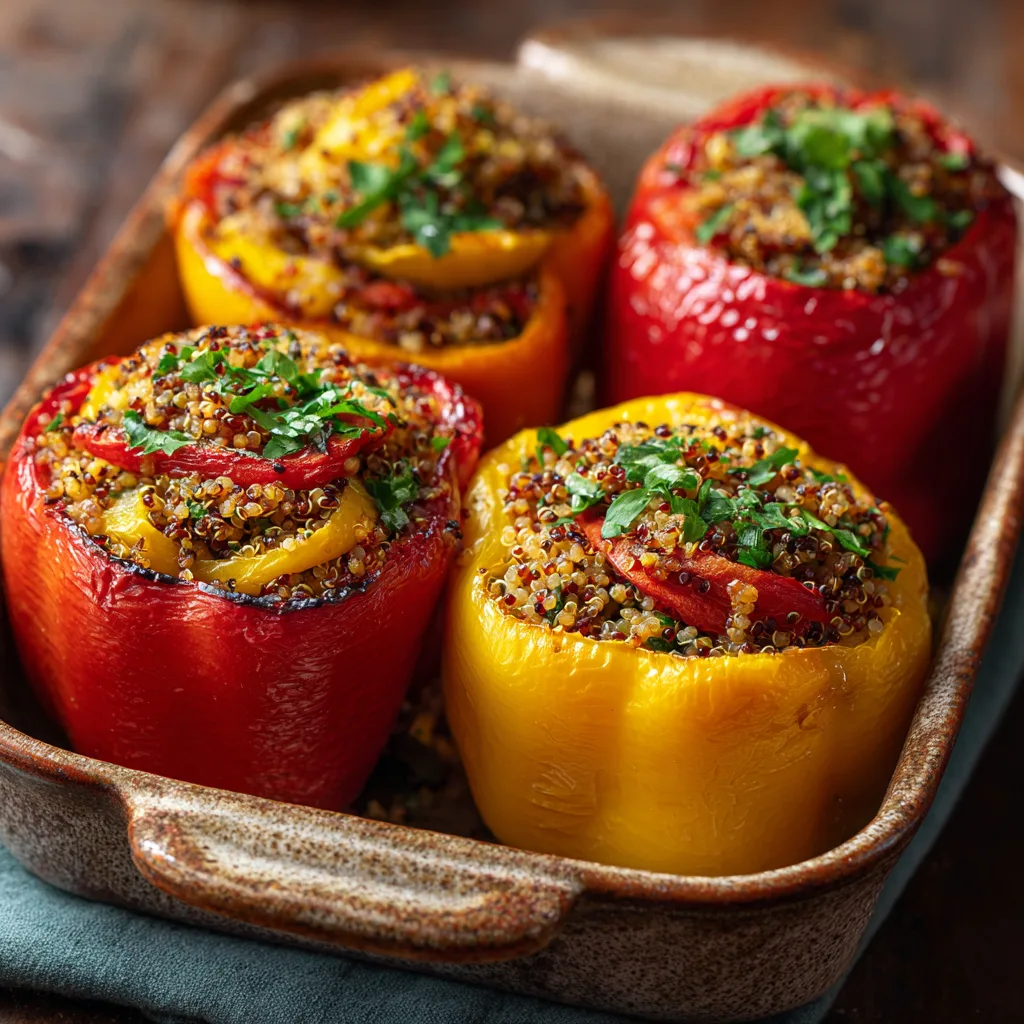 Mediterranean Stuffed Bell Peppers Recipe