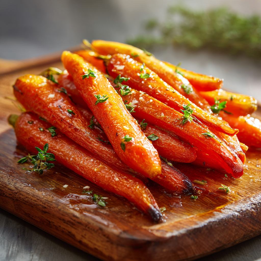 Honey-Glazed Roasted Carrots Recipe